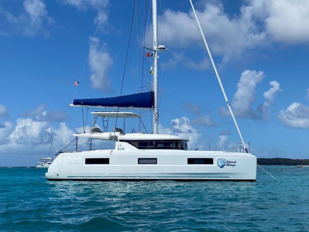 Lagoon 46 Catamaran Island Wings in the BVI