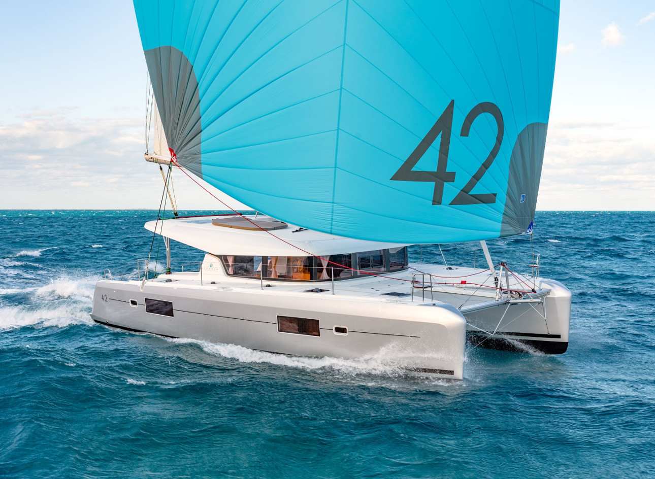 Istion Yachting Lagoon 42 Marou Catamaran in Skiathos