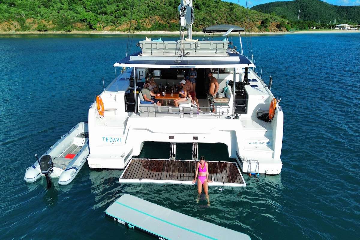 Tedavi Crewed Fountaine Pajot Aura 51 Catamaran Discount Sailing the Virgin Islands