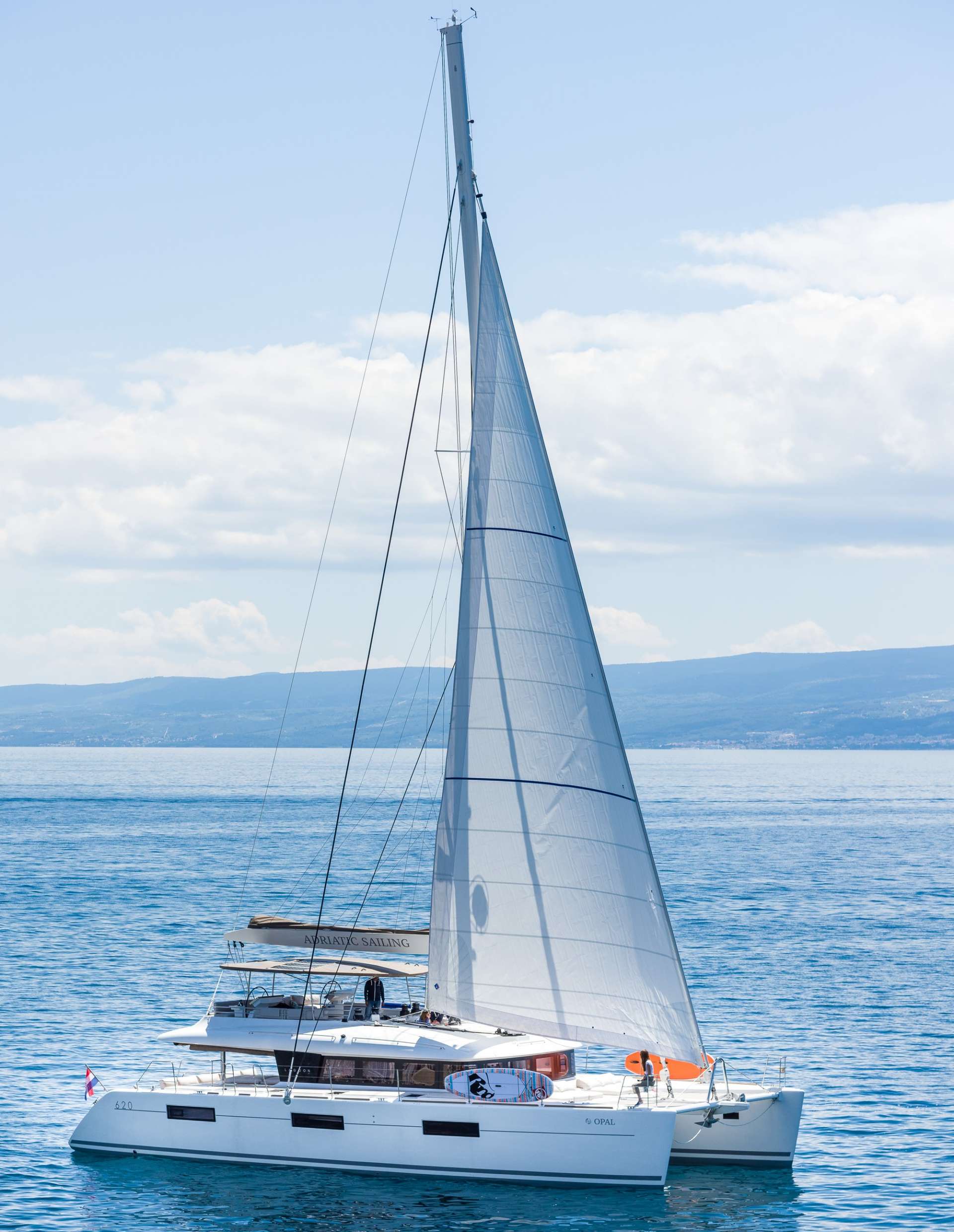 Opal crewed Lagoon 620 catamaran charters Sailing Croatia.