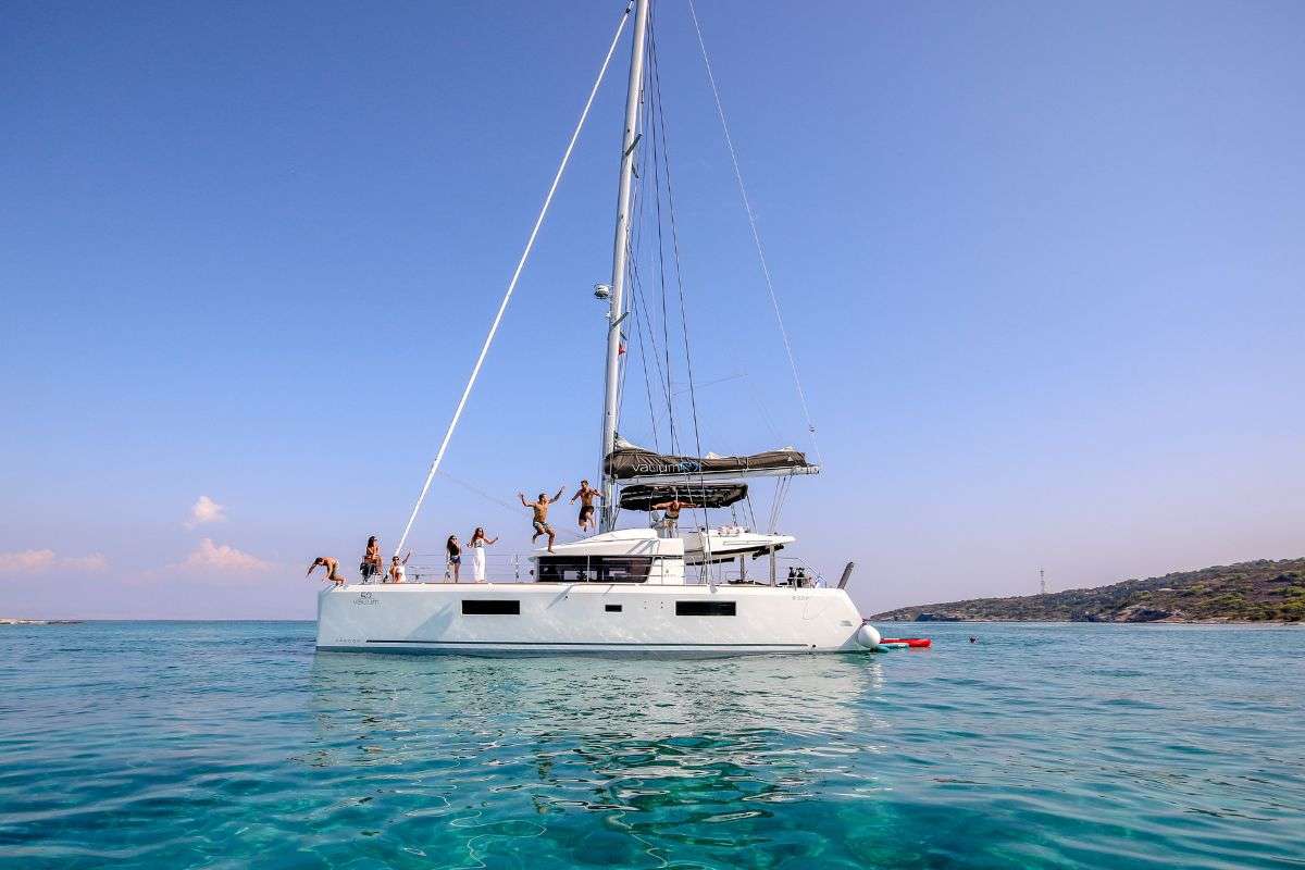 Elvira 52 Crewed Lagoon 52 Catamaran Charters Sailing Greece