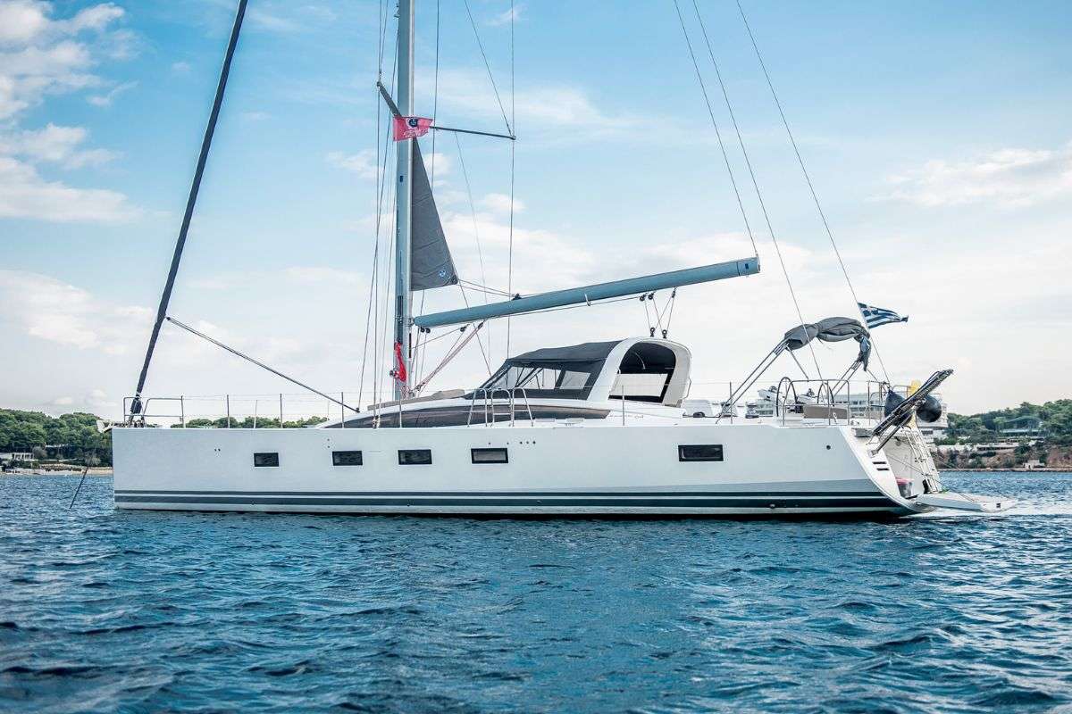 Life Time crewed Jeanneau 65 sailing yacht charters Cruising Greece.