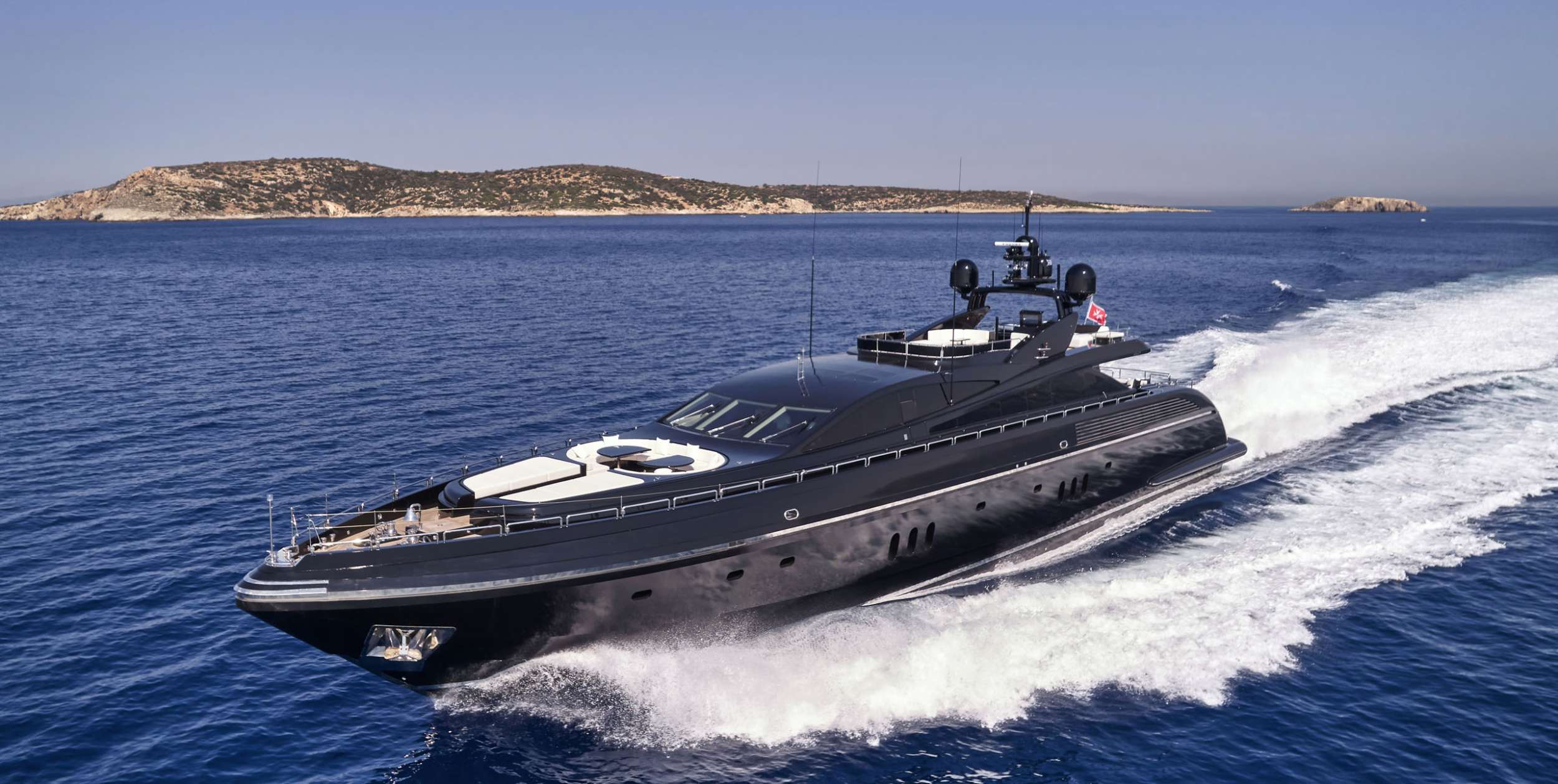 Ability Luxury Crewed Codecasa 138 Yacht Charter Cruising Greece.