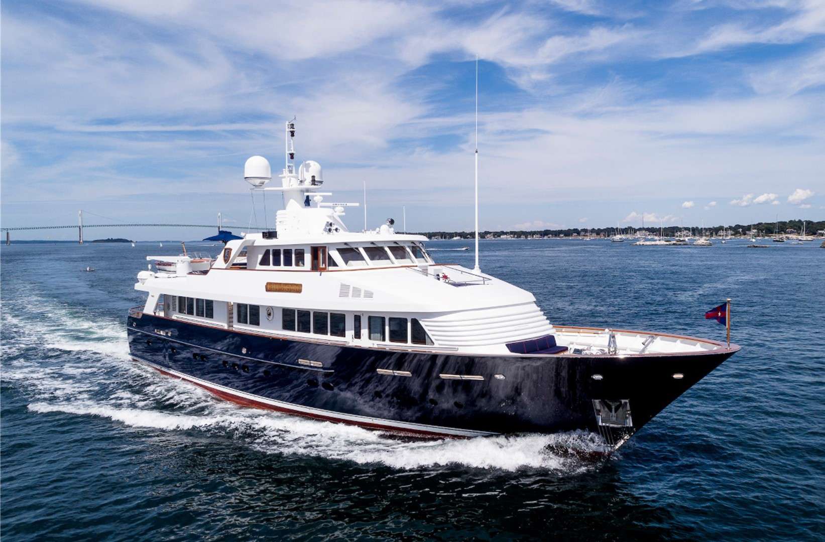 Lady Victoria Luxury 120 Feadship Yacht Charter Cruising New England