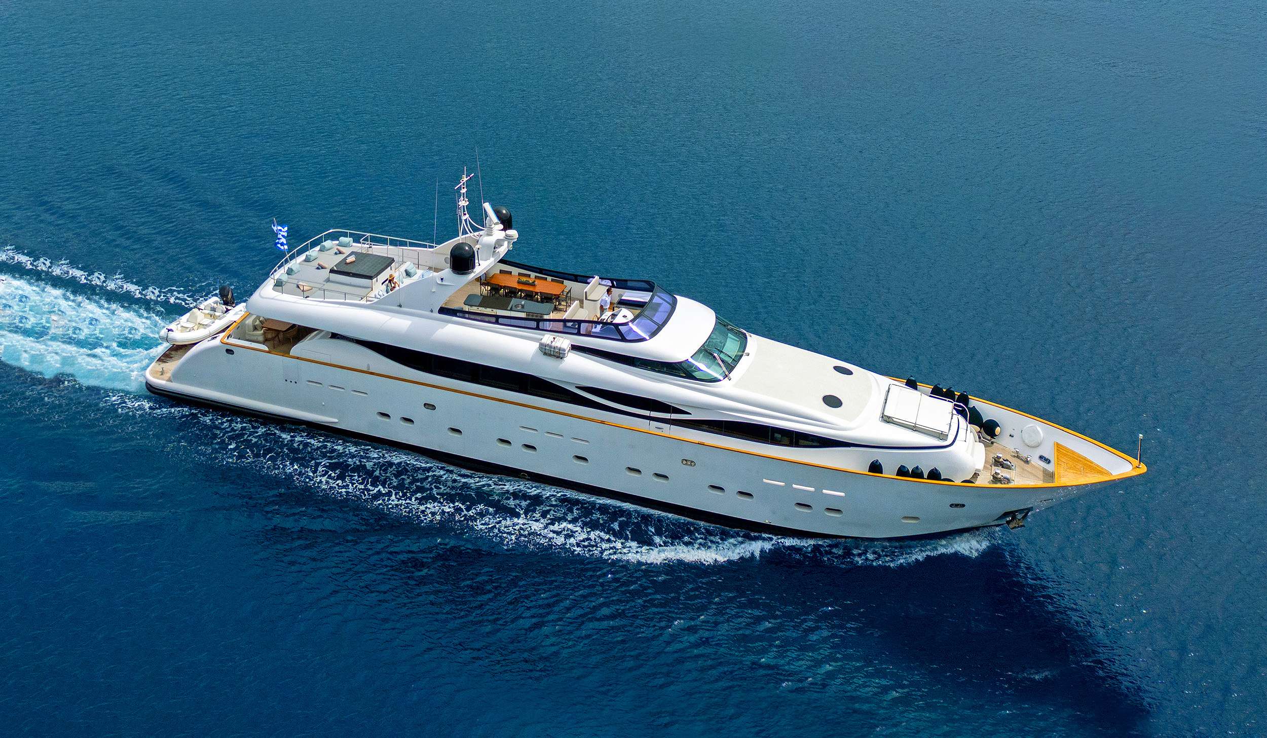 Pareaki II Luxury Maiora 128 Yacht Charter Cruising Greece