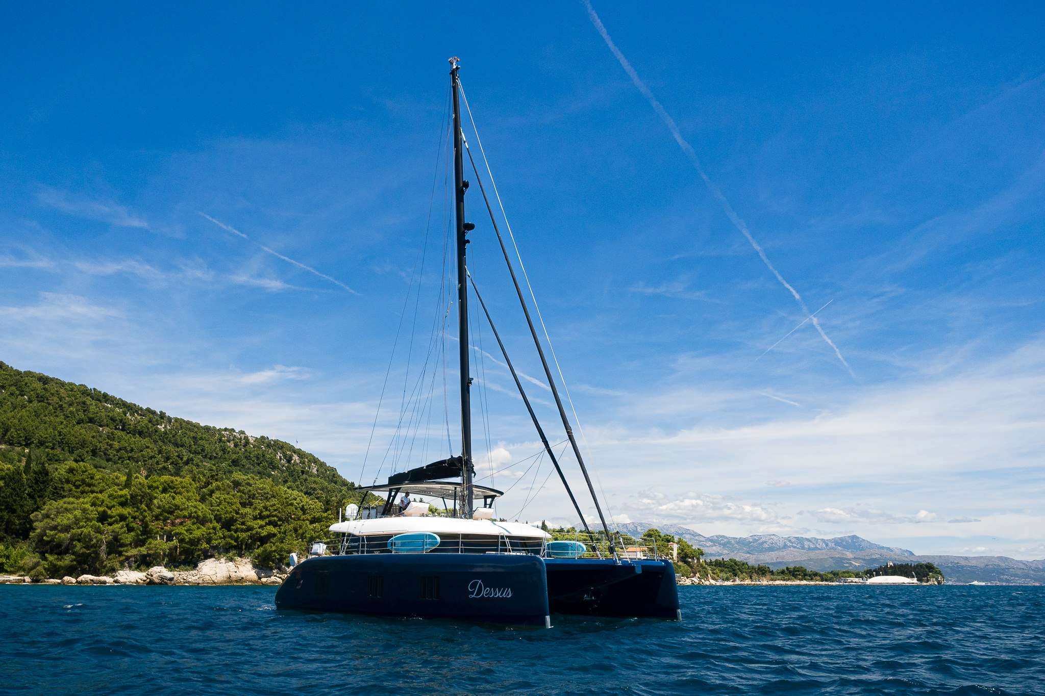 Dessus Crewed Sunreef 60 Catamaran Charter Sailing Croatia