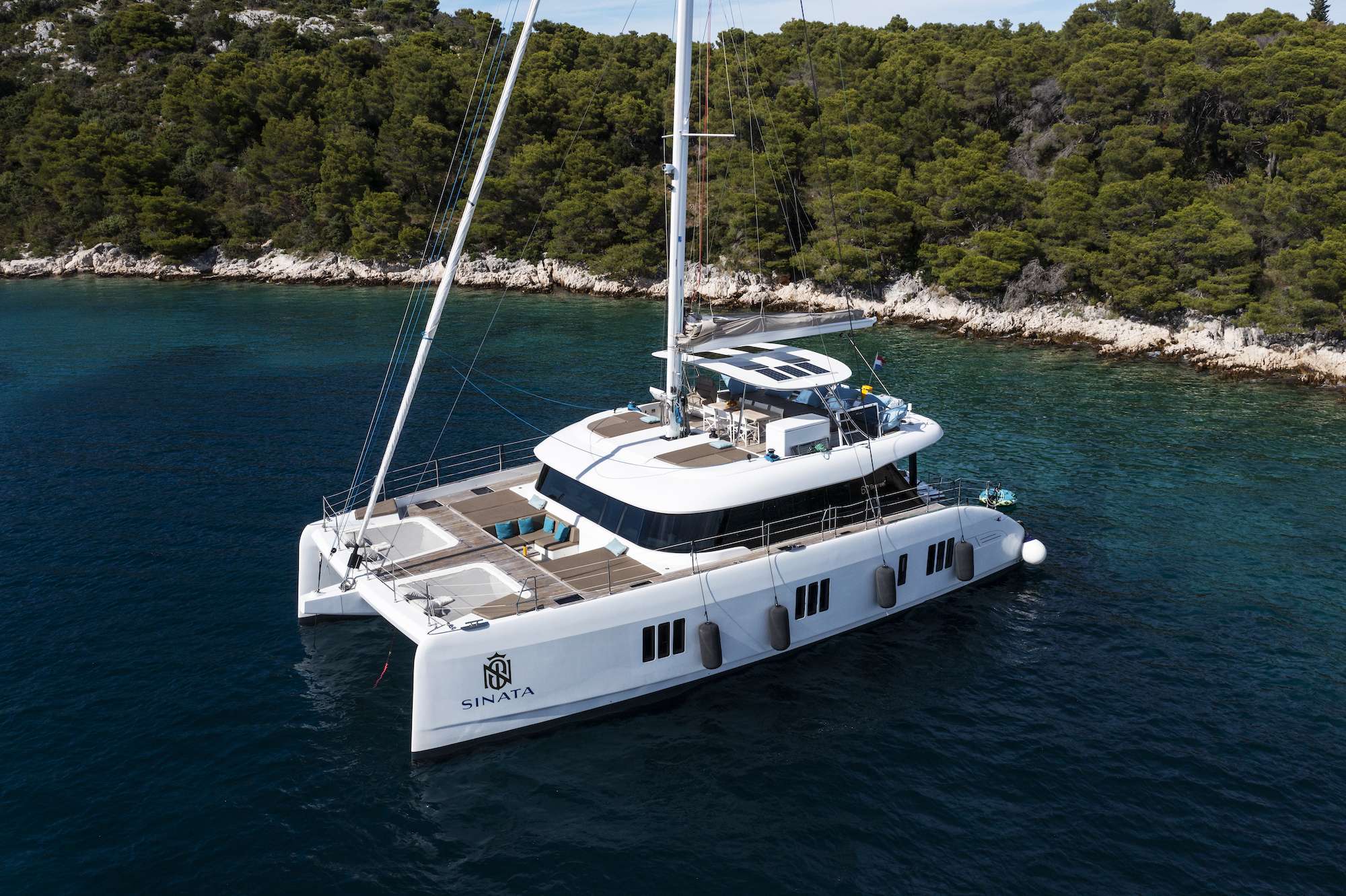 Sinata Crewed Sunreef 60 Catamaran Charter Sailing Croatia