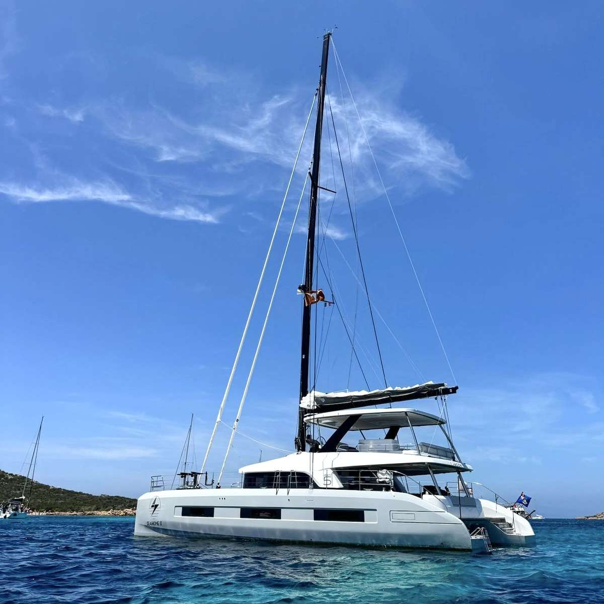 Seahome II Crewed Lagoon Sixty 5 Catamaran Charters Sailing the BVI