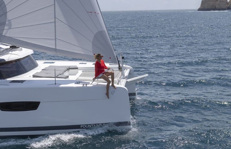 Fountaine Pajot Elba 45 Catamaran Cecilia II in the USVI