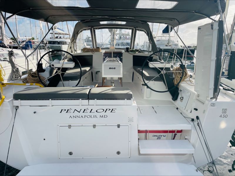 Dufour 430 Monohull Penelope in the BVI