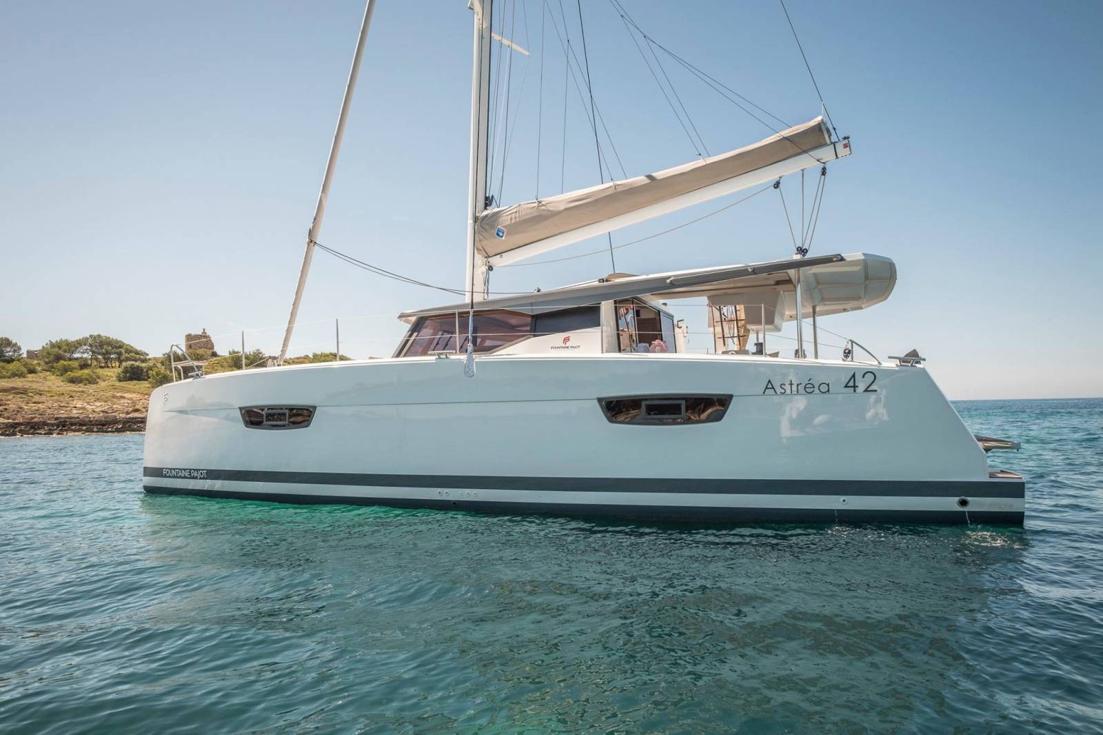 Fountaine Pajot Astrea 42 Catamaran Nou Nou 1 in Athens