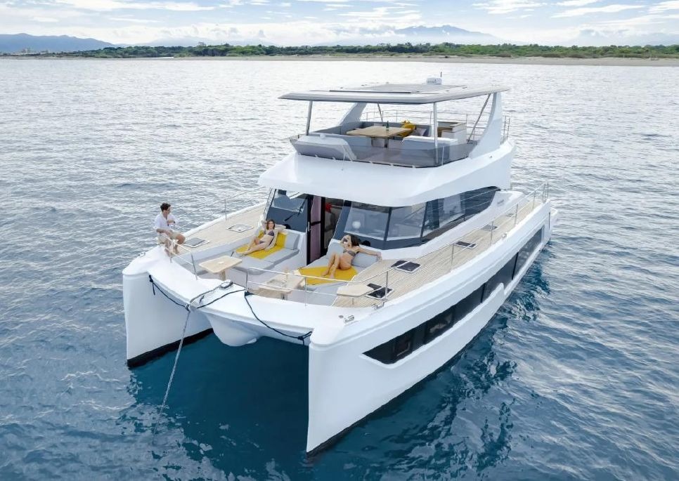 Aventura 50 Powered Catamaran Yachti By Nature in the BVI