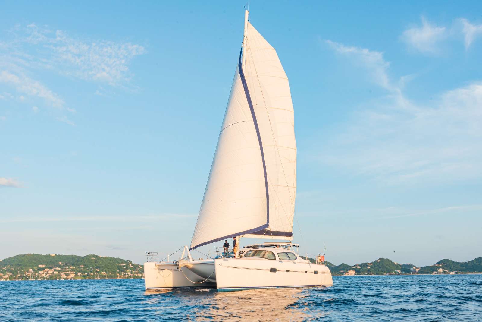 Lady Marigot Crewed Privilege 585 Catamaran Charter Sailing St. Lucia