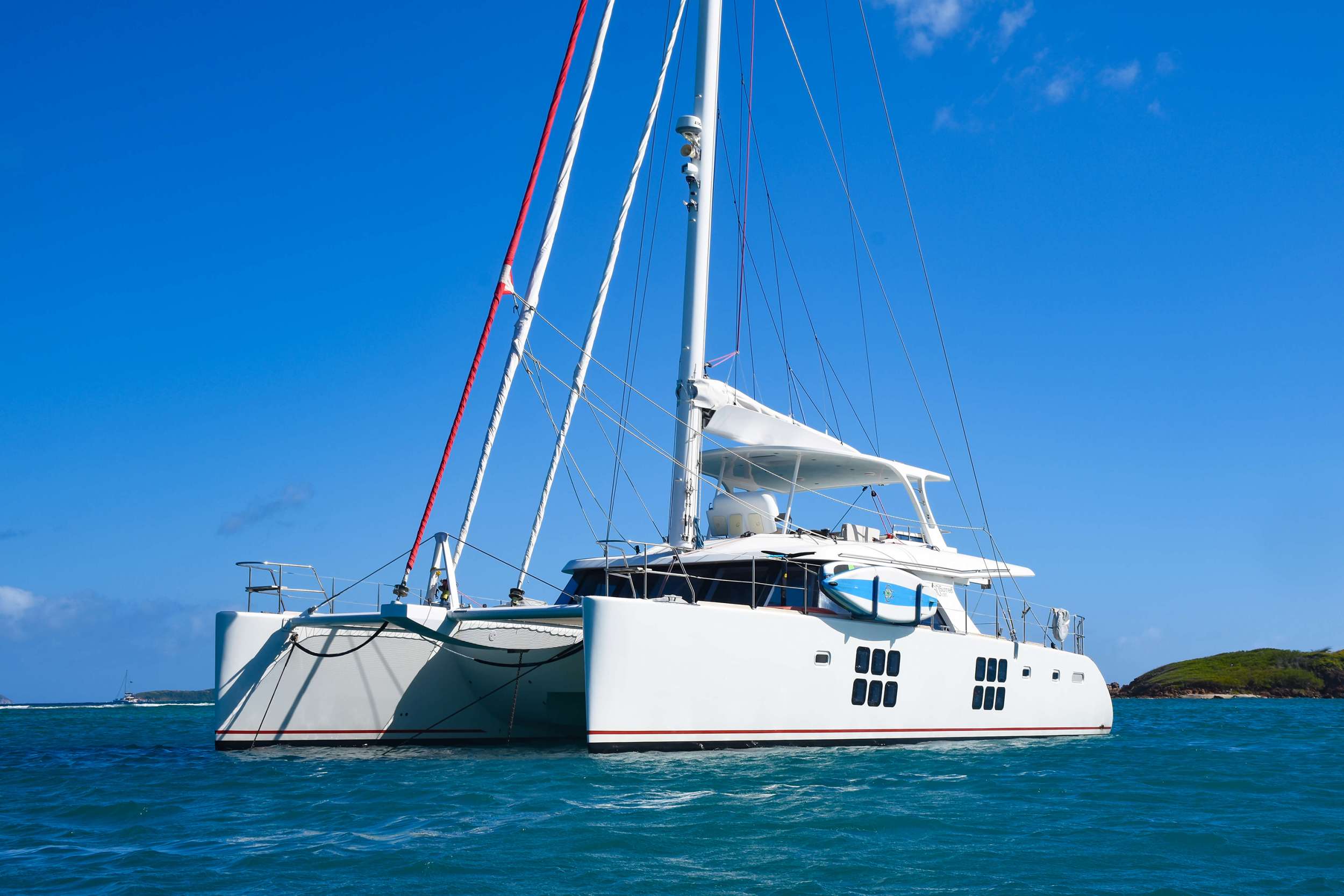 Euphoria Crewed Sunreef 60 Catamaran Charters Sailing the BVI