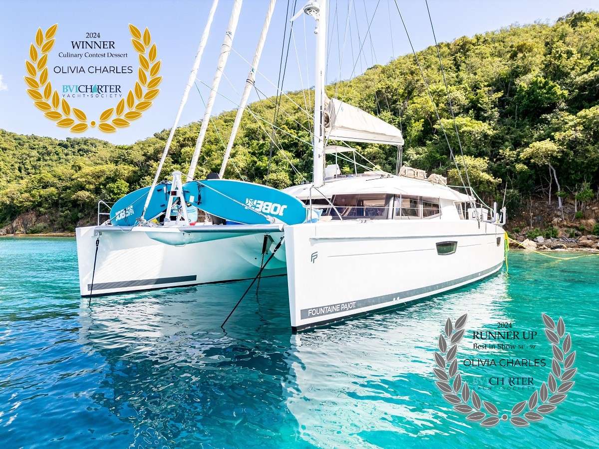 Olivia Charles Crewed Fountaine Pajot Ipanema 58 Catamaran Charters Sailing the BVI