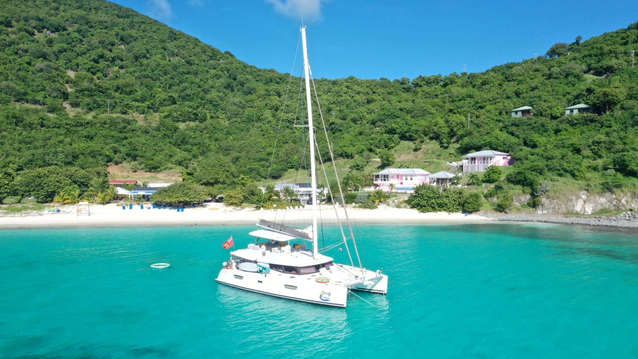 Sandy Cinco Crewed Fountaine Pajot Ipanema 58 Catamaran Charters Sailing the BVI