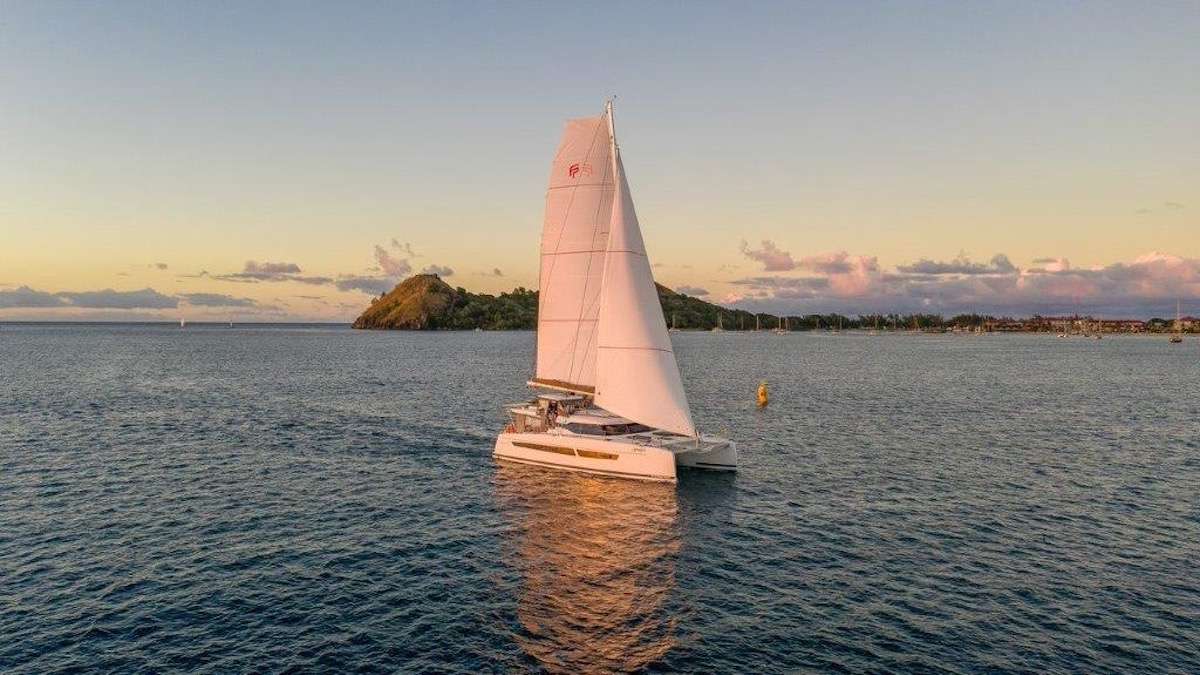 Amajen Crewed Fountaine Pajot Aura 51 Catamaran Charter Sailing St. Thomas