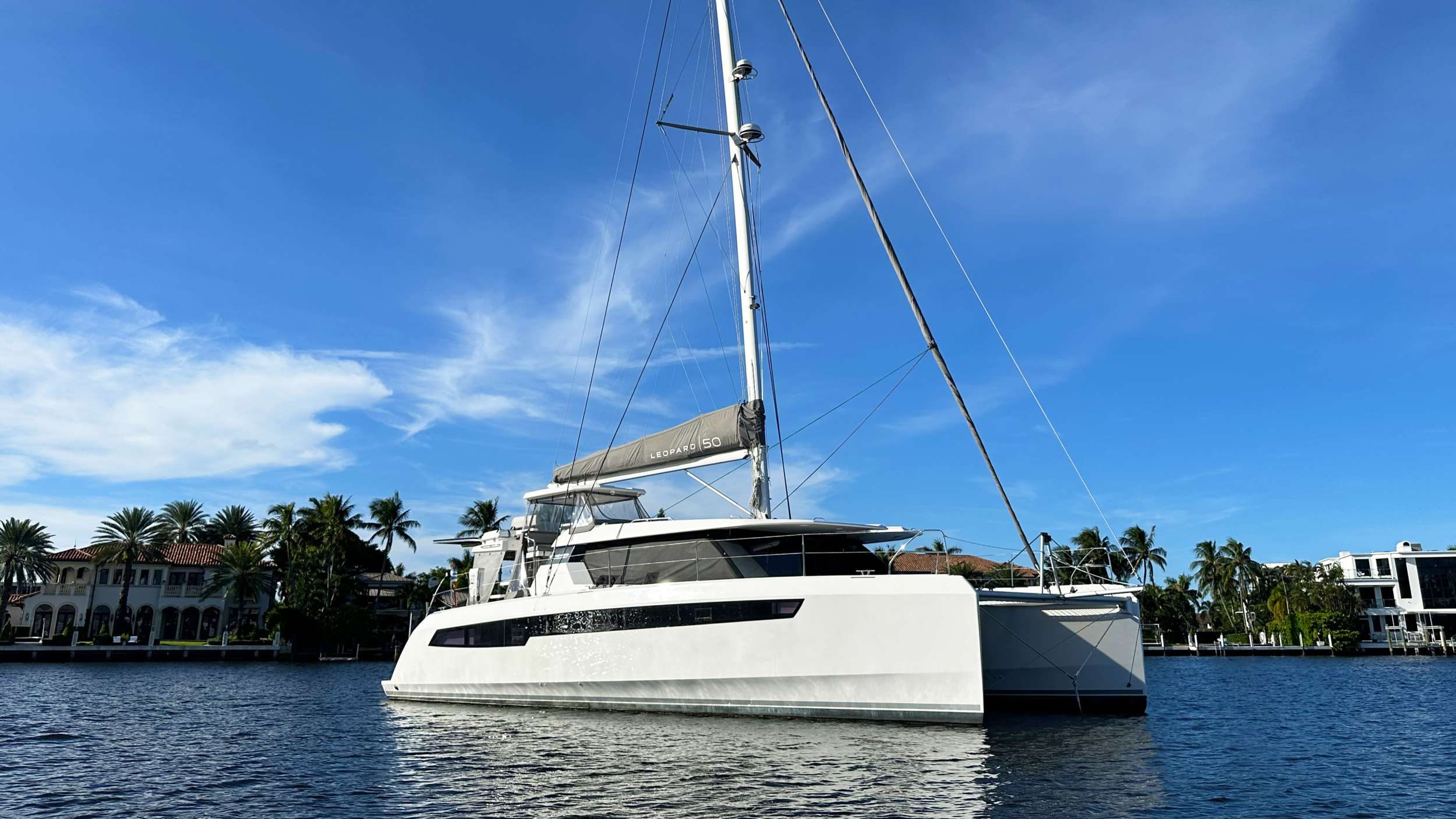 Sommer Crewed Leopard 50 Catamaran Charters Sailing from St. Thomas